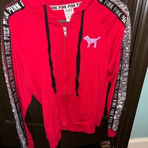 Victoria's Secret Pink Zip-Up Hoodie